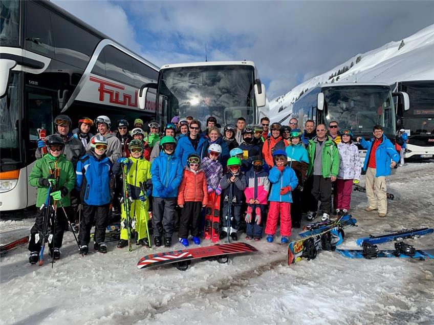 Der SV Erzingen verbringt einen Skitag in Warth-Schröcken