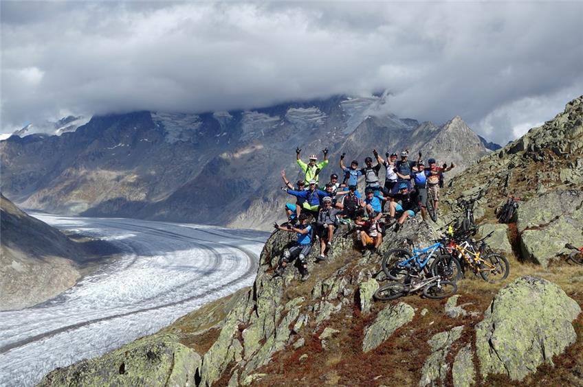 SCO-Mountainbike-Wochenende am Aletschgletscher
