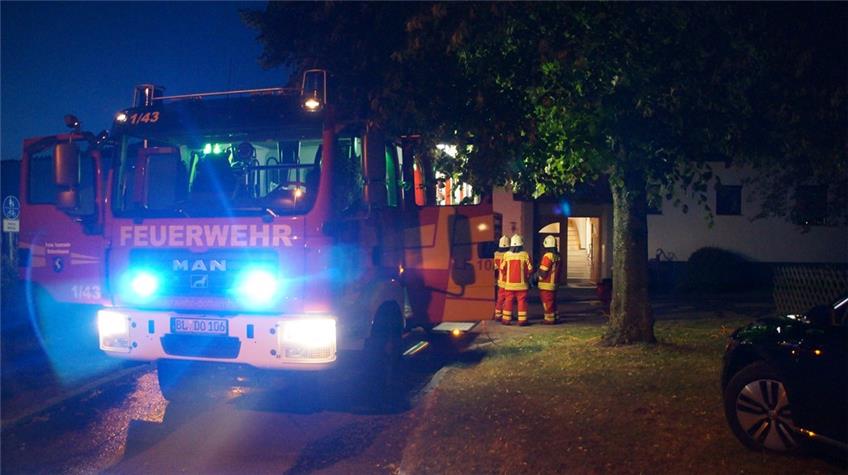 Kellerbrand in Dotternhausen schnell gelöscht